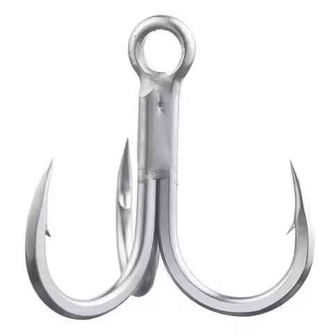 5Packs BKK Raptor-Z 6071-4X-HG Treble Fishing Hooks 4# 2# 1# 1/0# 2/0# 3/0# 4/0# 5/0# Sea Fishing Bi