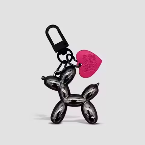 Balloon Dog Keychain Models for Girls Sweet Ins Style Balloon Dog Phone Chain Key Buckle Accessories