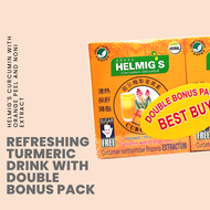 Helmig's Curcumin Effervescent Double Bonus Pack 10'S X4 Free 2 Sachets NONI 荷尔梅斯姜黄素