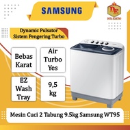 Jual Mesin Cuci 2 Tabung 9.5kg Samsung WT95 Limited