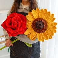 flower crochet crochet flower bouquet crochet flower College Entrance Examination Giant Sunflower Fi