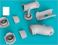 Less Kit RSKU48-0214 1/48 Northdrop Grumman E-2C/C-2 Hawkeye Intake Exhaust Set (for Kinetics) Plast