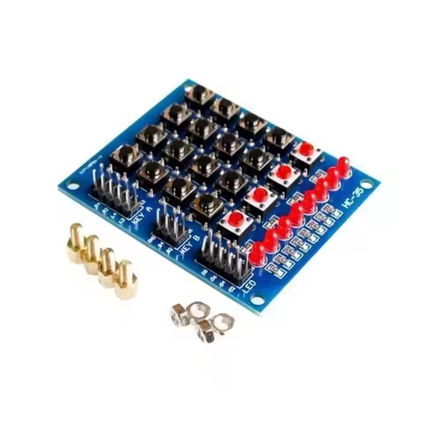 4*4 Matrix Array/Matrix Keyboard 16 Key Membrane Switch Keypad for Arduino +4 Separate keyboard + 8 