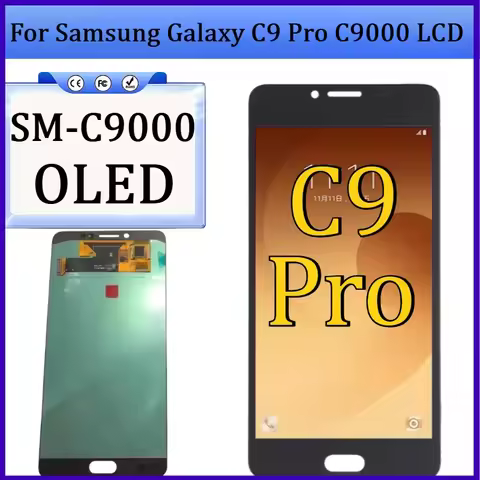 New OLED For Samsung Galaxy C9 Pro C9000 LCD Screen Display with Touch Screen NO Frame