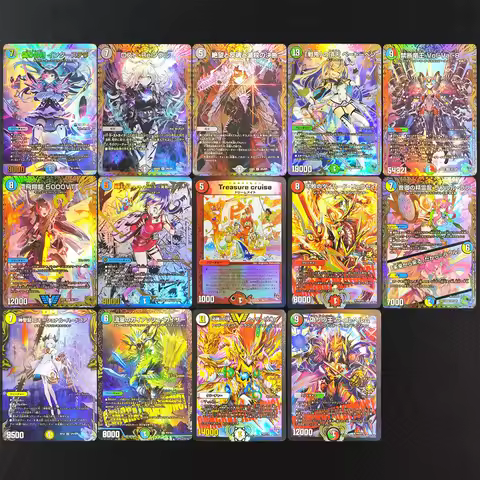 Premium Duel Masters DIY Collection Cards 2026 Anime Edition - Embossed Texture Foil TCG Cards Gift 