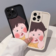 Digging Nose Shit Girl Phone case for vivo Y17s Y27 Y36 Y12 Y12 Y20 Y50 Y21 Y91 Y15 Y51 Y91 Y22 Y16 Y27 Y22 Y93 Y95 Soft Shockproof Silicone cover