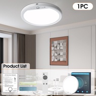 2/1 Pack Motion Sensor Ceiling Light Wired 3000K/4000K/6500K Motion Sensor Light Indoor 5000mah batt