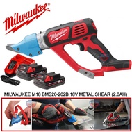 🍒milwaukee🍒 spanar box tool set MILWAUKEE M18 BMS20-202B 18V METAL SHEAR (2.0AH)