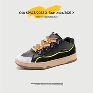 รองเท้าทรงขนมปังสุดฮิต Cheng Yi พื้นหนา แบบผูกเชือก สไตล์ Dad Shoes สำหรับทุกเพศ รุ่น De Xin รองเท้า