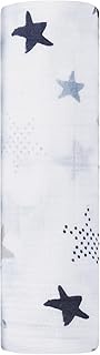 Aden + Anais ASWC10019J Muslin Swaddle, 1 Piece, Gauze, Baby, Newborn, Night Crying, Rock Star-Funny