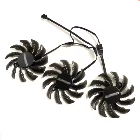 3Pcs/Set,75mm,PLD08010S12HH,Gigabyte P104-100 4G,VGA Cooler,Video Card Cooling Fan,For GIGABYTE R9 F