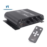 838 USB Bluetooth Subwoofer Amplifier HIFI 2.1 12V Car Home Amplifier U Disk Lossless Suitable for 4