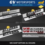 READY STOCK Biturbo 4Matic Biturbo 4Matic Plus V8 Biturbo 4 Matic Mercedes AMG Car Emblemauto parts 