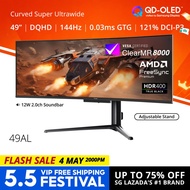 PRISM+ 49AL | 49" 144Hz Curved Ultrawide OLED 0.03ms 148% sRGB Gaming Monitor [5120 x 1440]