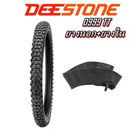 ยางมอเตอร์ไซค์ขอบ 17  18  21 นิ้ว ยี่ห้อ DEESTONE รุ่น D999 TT ขนาด 2.50-17  3.00-17  4.10-18  2.75-