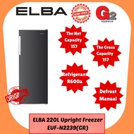 ELBA 220L Upright Freezer EUF-N2239(GR)