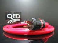 『永翊音響』英國名牌 QED QUNEX -8 5N高純銅電源線 (音響級紅銅版) 1.8M ~ 強力推薦