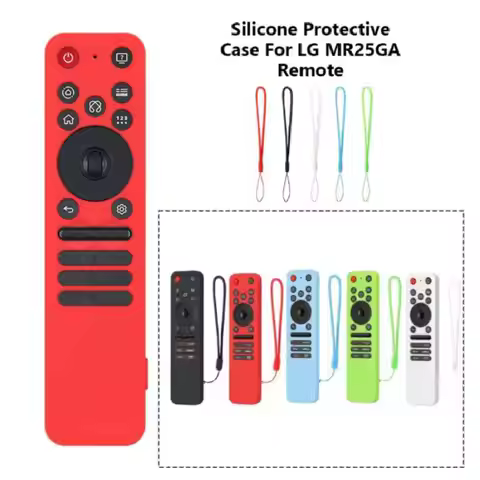 Remote Cover for LG MR25GA OLED TV Remote - Shockproof Silicone Case with Lanyard Dustproof Protecti