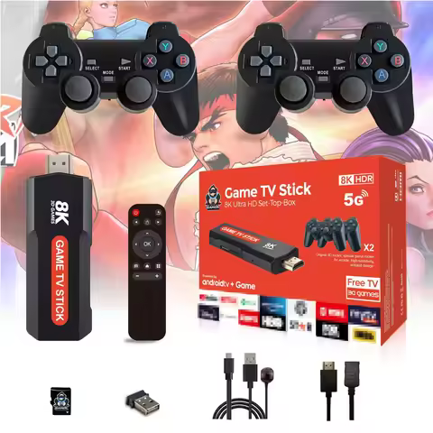 X2 Game TV Stick TV Box 64GB 10000+ gaming HD 8K 5G WiFi high-definition retro video game console wi