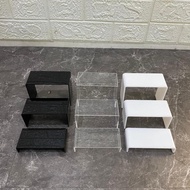 Stand base display set action figure | 3-tier acrylic