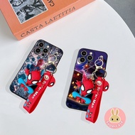 Cool Phone Case For Huawei Y9S Y5 Y9 Y6 Pro 2018 Y5 2018 Mate 30 20 10 Pro 20 Lite P40 Pro Plus P40 P30 P20 Lite 4G P30 P20 Pro Jumping Spiderman Phone Case With Pendant