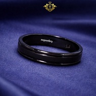 Black Platinum Men's Ring Series SAN950 H915 – Engagement Wedding | 950 Silver Palladium Option