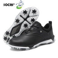 SOCRS 2026 Men's Professional Golf Shoe Anti-slip Lace-up Studs Training Shoes Waterproof Big Size 4