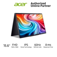 Acer PD163Q 15.6" IPS 8ms Portable Dual Screen Monitor (2 Type-C, 1 Mini HDMI, Speaker + Audio out,V