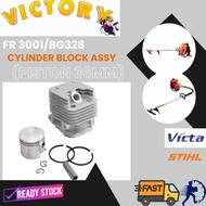 FR3001BG328 CYLINDER BLOCK ASSY (PISTON 36MM) Mesin Rumput Block Bg328