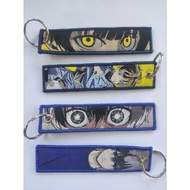 1 pcs Anime Blue Lock double sided embroidered keychain/jet tag/key tag-Isagi,Bachira