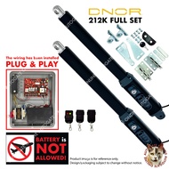 DNOR 212K 2CH 433MHZ WA3 ( SET ) SWING AND FOLDING HEAVY DUTY DREAM ARM AUTO GATE SYSTEM DNOR212K D'