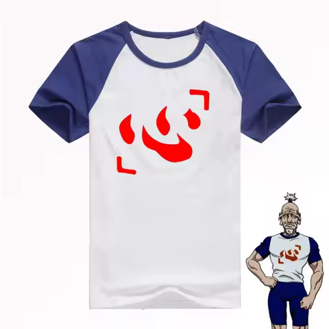 Hunter X Hunter T-Shirt Short Sleeve Cosplay Shirt Aizakku Netero 12th Hunter Society President Isaa