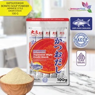 [HALAL] DAIKICHI KATSUDASHI BONITO SOUP POWDER STICK 100 GR (CONTENTS 10) DRY BONITO FISH BROTH POWD
