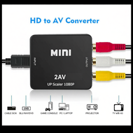 HDMI to AV RCA Converter Box HDMI to AV Adapter HDMI to AV converter HDMI2AV Converter HD 1080p TV P
