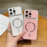 WUYI Soft Casing For iPhone 17 16 18 Plus 15 Pro Max 17E 16E Shiny Magnetic Phone Case 2in1 Leather 