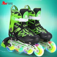 Giày trượt patin Cougar cao cấp CHÍNH HÃNG 4 bánh phát sáng MZS835LQS