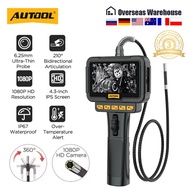 AUTOOL SVB208 Automotive Industrial Endoscope with 6pc Light 6.25MM IPS Car Repair Endoscope Inspect