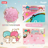 JHC ผ้าห่ม ขนมิ้งค์ "ลิขสิทธิ์แท้ 100%" นุ่มเฟร่อร์ Twin Star-004 ขนาด 150x200 cm.
