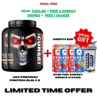 JNX Whey Protein Bundle 2 (Whey Isolate, 25G Protein, 5.5G BCAA, 0 Added Sugar, Low Fat, Low Lactose