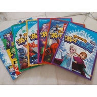 A4size Children's Book Disney English Games 3-6 Years Old
