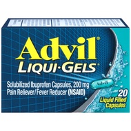 Advil Liqui-Gels Pain Reliever and Fever Reducer, Pain Medicine for Adults with Ibuprofen 200mg for 