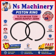 Piston Ring TL33 BG328 T328 Mesin Rumput 36mm Piston Ring Ogawa