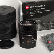 😊 Leica Summilux-M 50mm f/1.4 ASPH Black 11891
