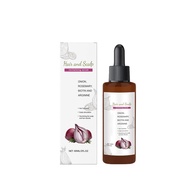 Onion & Rosemary Hair & Scalp Serum – with Biotin & Arginine, Lightweight Leave-In Treatment to Supp