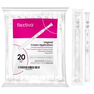 Disposable Plastic Vaginal Cream Applicators - Threaded End to Fit OTC Gel or Cream Products - Accur