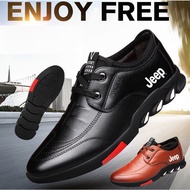 JEEP Men's Shoes 38-45 Fashion Men's Leather Shoes Kasut Lelaki Casual Men Sport Shoes Classic Men S