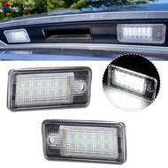 DREAMFOREST 2Pcs DC 12V Car Number License Plate Light Lamp No Error Canbus White For Audi A3 S3 A4 