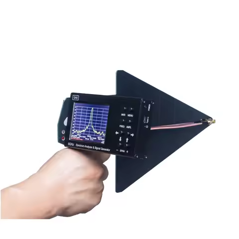 New SA6 6GHz Portable Spectrum Analyzer Signal Genertor + HT6 Log Periodic Antenna LPDA for 3G 4G LT