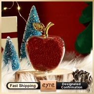 Eyre Crystal Apple free gift box Christmas decorations Valentine's Day Christmas Gifts Christmas fruit Christmas Gifts Ornaments light luxury Gifts apples free gift box Christmas decorations Day Christmas fruit Christmas gift light luxury