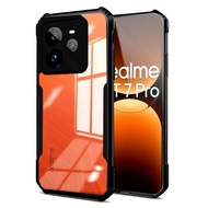 Realme GT 7 Pro(พร้อมส่งในไทย)เคสกันกระแทกขอบสีหลังใสrealme GT 7 Proตรงรุ่น